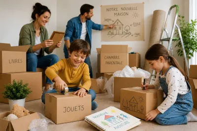 Enfants et déménagement : comment bien accompagner son enfant